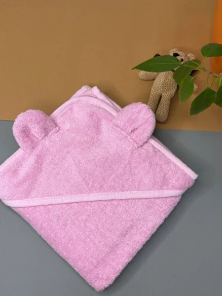 1999 Махровое полотенце уголок с капюшоном (80*80)