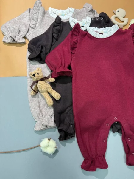 2029 Ромпер с рюшами (62,68,74,80)