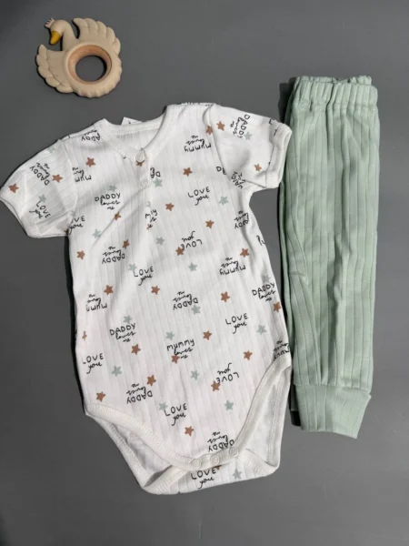 Комплект Baby (боди с коротким рукавом + штаны)