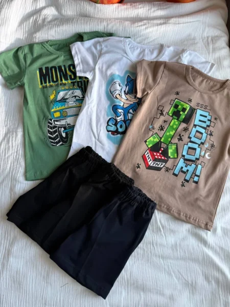 Boys' T-shirt and shorts set 2085