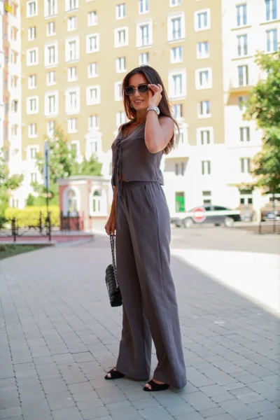 Summer linen suit