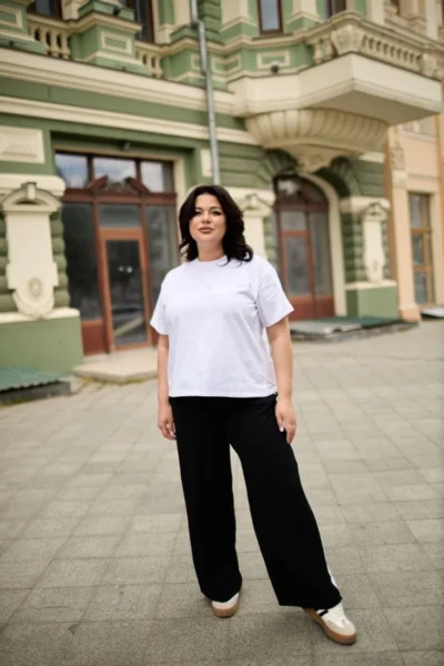 Брюки жіночі з лампасами 1047